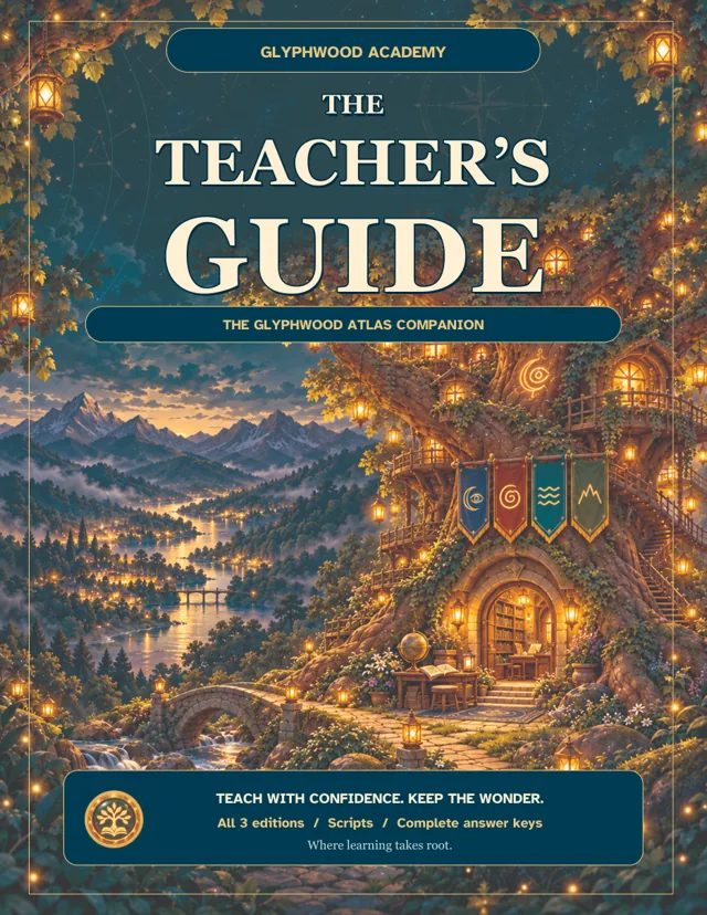 Cover of The Atlas Teacher’s Guide, For parents and teachers